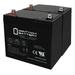 12V 55Ah SLA Battery Replacement for Power Kingdom PK55L-12 - 2 Pack