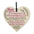 VerPetridure Mother S Day Pendant 1Pcs New Mother s Day Decorations Wooden Love Pendant The Best-Gift for Mother