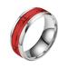 KIHOUT Discount Electrocardiogram Stainless Steel Ring Couple Ring Ring Ring