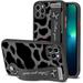 Compatible iPhone 13 Pro Max Case with Strap Clear Case Cow Print Pattern Design Full Shockproof Protection Soft TPU and Hard PC Back Anti-Scratch Cover for iPhone 13 Pro Max