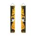 Jikolililili Halloween Door Curtain Glow Ghost for Creative Door Banners Funny Couplets Horror Decor Prop Luminous Curtains