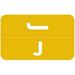 - File Folder Labels bet Letter J Compatible with Z Acc/ACCS - SMSM Series Stickers Yellow 1-5/8 x 1â€� 250/Roll