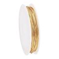18K Gold Plated Copper Wire 20 Gauge Jewelry Wire 0.8mm Craft Wire Golden Beading Wire Tarnish Resistant Wire for DIY Crafts Jewelry Making Wrapping Sculpting 32 FT /10.9 Yards