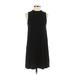 Madewell Casual Dress - Shift Mock Sleeveless: Black Print Dresses - Women's Size X-Small