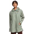 ROXY Rain Dance - Rain Mac Jacket for Women Verde