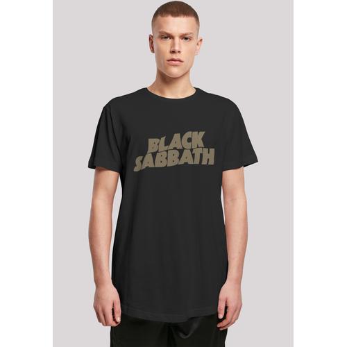 „T-Shirt F4NT4STIC „“Black Sabbath Metal Band US Tour 1978 Black Zip““ Gr. XS, schwarz Herren Shirts T-Shirts Print“
