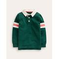 Appliqué Rugby Shirt Green Boys Boden