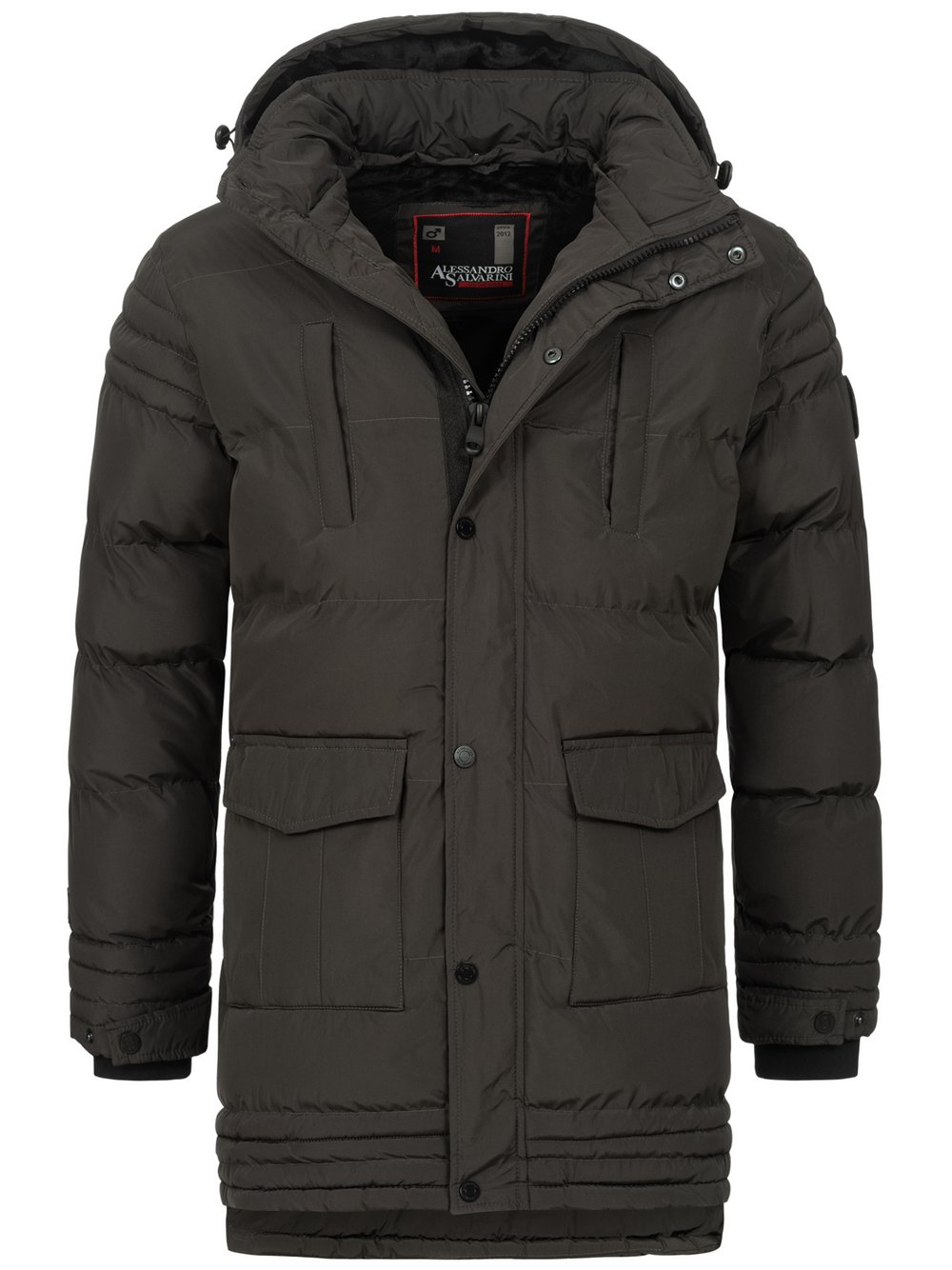 Alessandro Salvarini Winterjacke Herren grau, L Image