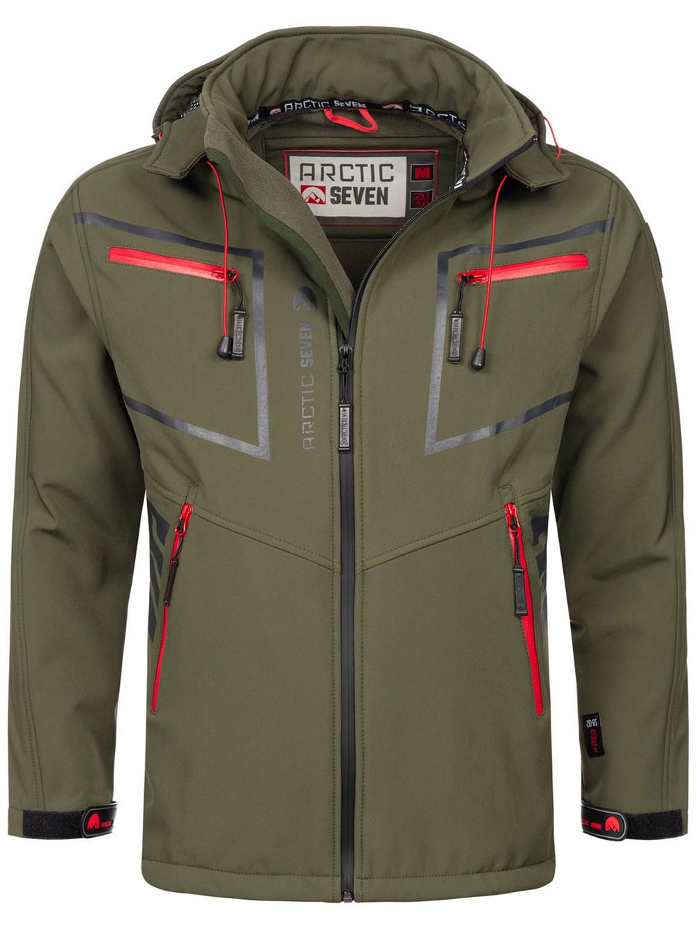 Arctic Seven Softshelljacke Herren oliv, XXXL Image