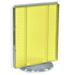 Azar 700500-YEL Pegboard Counter Display Yellow Translucent Pegboard