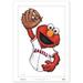 Elmo Los Angeles Angels 14" x 20" Sesame Street Limited Edition Fine Art Print