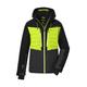 Skijacke KILLTEC "KSW 56 MN SKI JCKT" Gr. XXL, grau (schwarz, gelb, anthrazit) Herren Jacken Skijacken