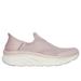 Skechers Women's Slip-ins RF: D'Lux Walker - Homebound Slip-On Shoes | Size 8.0 | Mauve | Textile | Vegan | Machine Washable