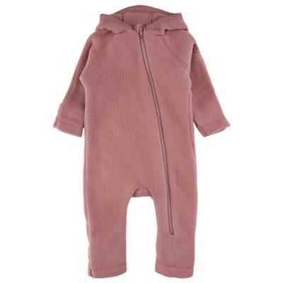 Mikk-Line - Wool Baby Suit with Ears - Overall Gr 98 rosa