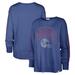 Women's '47 Royal New England Patriots Tom Cat Lightweight Long Sleeve T-Shirt