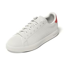 adidas Herren Advantage Premium Sneakers, core White/core White/Bright red, 41 1/3 EU