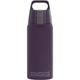 SIGG - Isolierte Trinkflasche - Shield Therm One Nocturne - Für kohlensäurehaltige Getränke geeignet - Auslaufsicher - Spülmaschinenfest - BPA-frei - 90% recycelter Edelstahl - Dunkel Violett - 0.5L