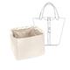 LEXSION Silky Handbag Organizer Fits Picotin 18/22 Bags,Silk ,Luxury Zipper Purse Tote Bag Shapers 8038 Beige M