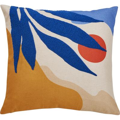 Dekokissen DONE. "Sunset", bunt (mehrfarbig), B:45cm L:45cm, Viskose, Baumwolle, Leinen, Dekokissen_Sitzkissen_Kissenhüllen, Bedruckte Kissenhülle Image