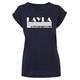 T-Shirt MERCHCODE "Merchcode Damen Ladies Layla - Limited Edition X T-Shirt" Gr. XL, blau (navy) Herren Shirts T-Shirts