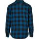 T-Shirt URBAN CLASSICS "Urban Classics Herren Checked Flanell Shirt" Gr. XL, blau (blue, black) Herren Shirts Langarm