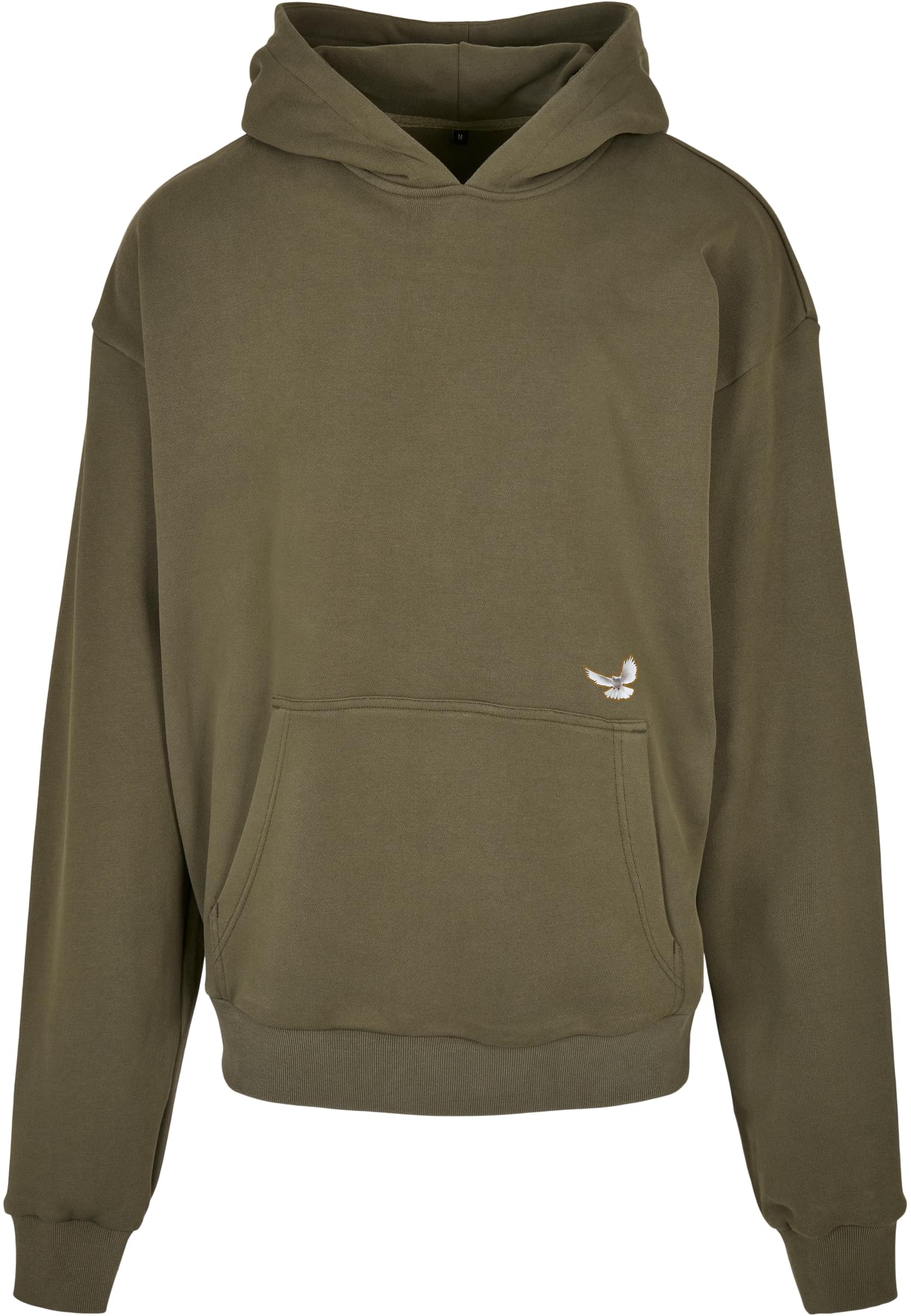 Hoodie "Upscale by Mister Tee Unisex K-Dot Heavy Oversize Hoody", Herren, Gr. M, grün (olive), 100% Baumwolle, UPSCALE BY MISTER TEE, unifarben, Sweatshirts Image