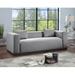 Meridian Furniture USA 90.5" Sofa Polyester in Gray | 28.5 H x 90.5 W x 36 D in | Wayfair 642Grey-S