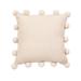 The Holiday Aisle® Toppenish Christmas Square Throw Pillow Cover Wool in White | 20 H x 20 W x 1 D in | Wayfair 190E7E1F324C46CA9A3C220E0909E0ED