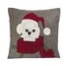 The Holiday Aisle® Milomir Square Wool Pillow Cover & Insert Polyester/Polyfill/Wool | 20 H x 20 W x 8 D in | Wayfair
