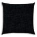 East Urban Home Gray & Blown Seam Solid Color Lumbar Indoor Outdoor Pillow, Polyester in Black | 17" x 17" | Wayfair
