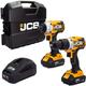 Jcb 18V Brushless Impact Twinpack X2 2.0Ah Lithium-Ion Batteries : 21-18BL-TPK-2