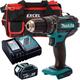 DHP482Z 18V 2 Speed Combi Drill with 1 x 5.0Ah Battery Charger & Bag:18V - Makita