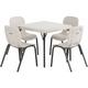 Childrens Table and (4) Chairs Combo (Light Commercial) - Almond - Lifetime