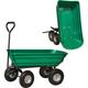 KCT - 75 Litre Garden Trolley Tipper Cart with Soft Grip Handle