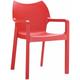 Beak Arm Chair - Red - Red
