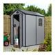 Rowlinson - Airevale 6x4 Light Grey Apex Shed Plastic Garden Storage Lockable