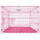 Briefness - Folding Dog Crate Metal Dog Kennel Puppy Cage 30 inch Large Dog Cage for Car Boot, Puppy Playpen with 2 Doors, 2 Locks, Removable Base