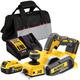 Dewalt - DCP580N 18V Cordless Brushless 82mm Planer with 1 x 5.0Ah Battery Charger & Excel 12' Bag