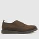 H BY HUDSON barnstable shoes in dark brown