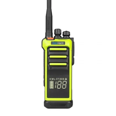 SenHaix-Radio bidirectionnelle GT10D UHF 10W DMR et analogique étanche affichage LED GNE grande