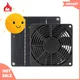 Mini ventilateur d'accès solaire 10W 12V 6 pouces panneau solaire 62 ventilateurs extracteur