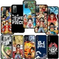 Coque de téléphone souple One Piece Roronoa Zoro Luffy Anime coque pour Samsung Galaxy A10 A20