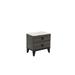 NIGHTSTAND in Dark Gray Oak (Rustic Accents)