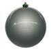 Vickerman 3" Pewter Pearl Pearl UV Drilled Ball Ornament, 12 per bag. - Grey