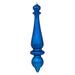 Vickerman 14" Blue Matte Finial Drop Ornament, Pack of 2