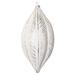 Vickerman 6" Champagne Brushed Feather Christmas Ornament, Set of 3 - Tan