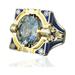 Rings for Women Girls Large Gemstone Ring Squar Blue Gemstone Ring Vintage Ring Vintage Ring Diamond Ring Ring Peacock Shape Peacock Ring Diamond Ring Big Diamond Ring Ring Gifts Valentine s