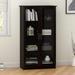 4-Shelf Glass Door Barrister Bookcase Black Forest - 52 x 63