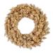 Vickerman 30" Gold Fir Artificial Christmas Wreath with Warm White Dura-lit LED Lights - Warm White