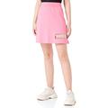 Love Moschino Women's with Optical Brand Label A-line Skirt, Fuchsia, 44